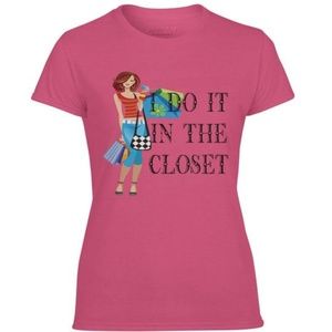 NEW Woman's Performance In The Closet T-Shirt